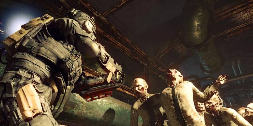 Zombies chasing the player - Resident Evil T Virus Facts