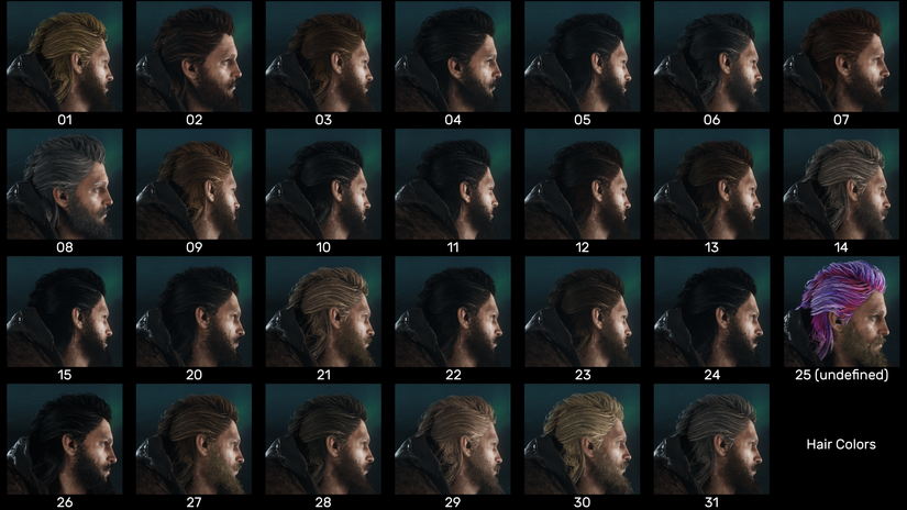 Eivor hairstyle grid mod
