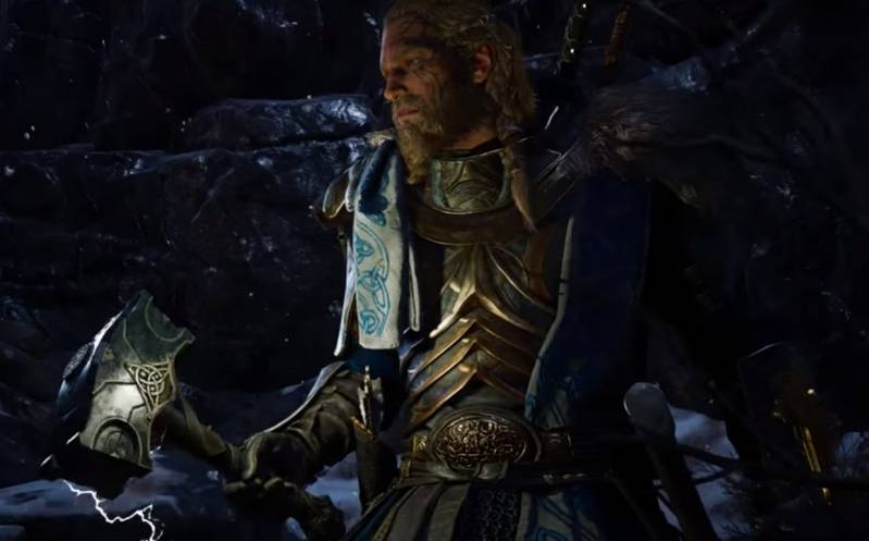 Assassin's Creed Valhalla Thor's armor and Mjolnir