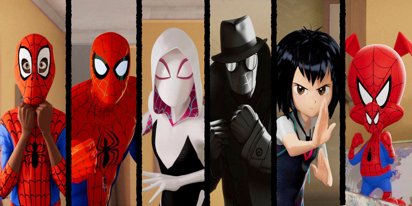 all spiders spider-man into the spider-verse