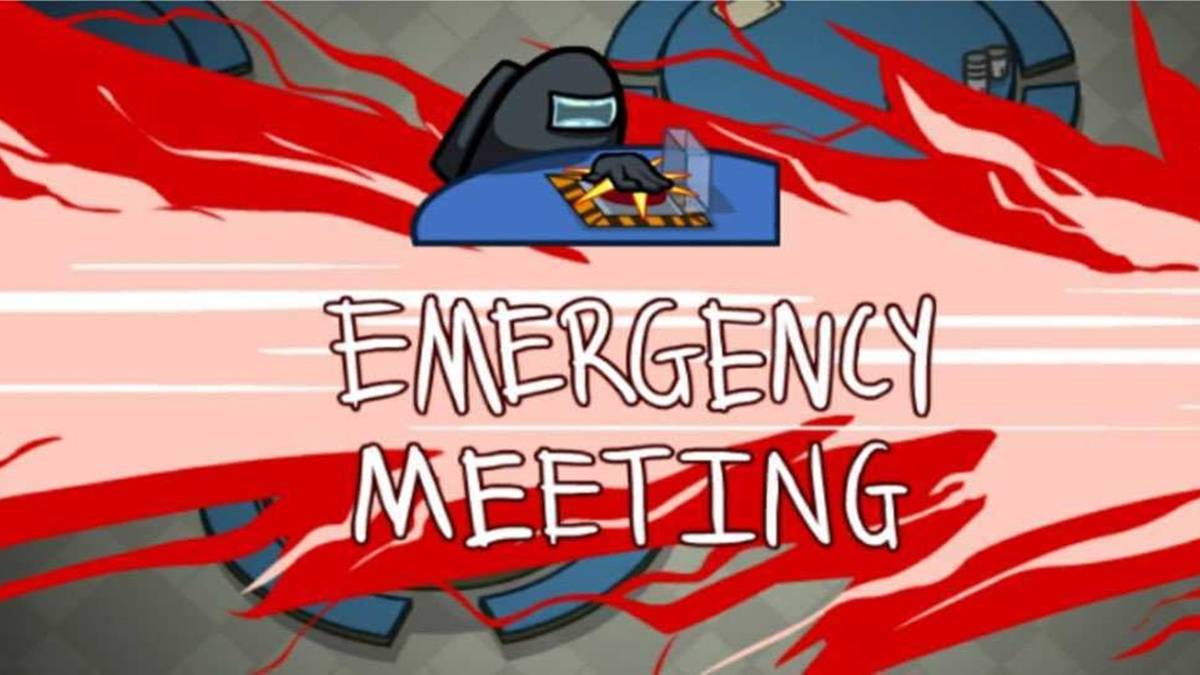 black calling meeting in among us