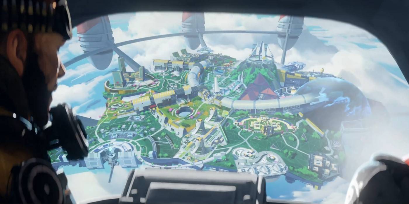 Comparing Apex Legends Season 7 Olympus Map To Kings Canyon