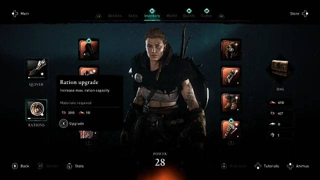 Assassin's Creed Valhalla: How to Upgrade Rations