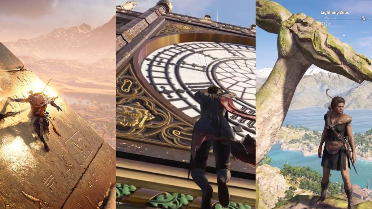 famous viewpoints from assassin's creed games