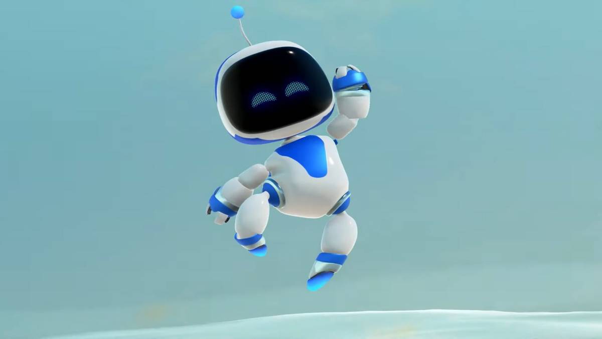 astros playroom astro bot posing in air with cape
