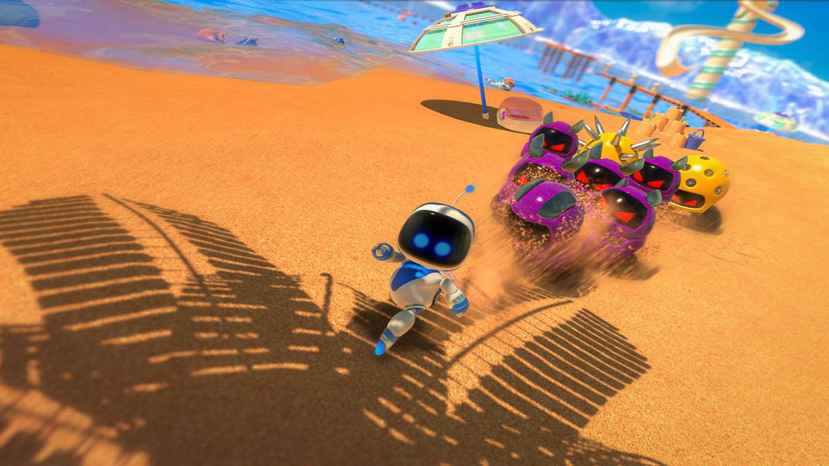 beach chase in astro's playroom