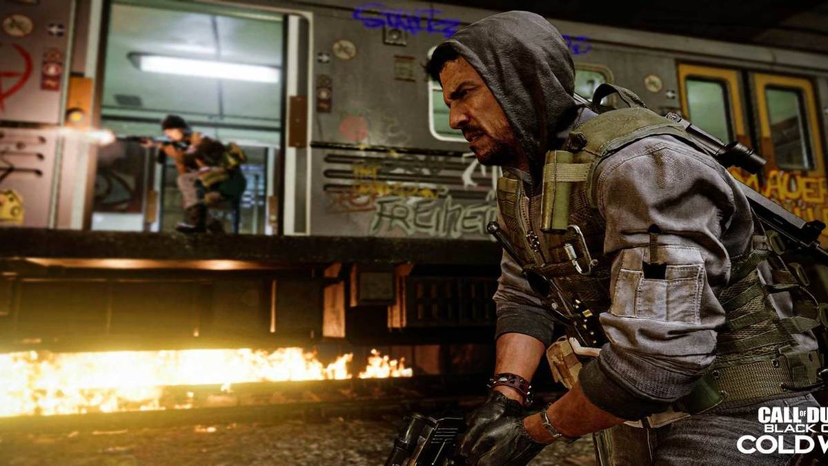 graffiti on subway train black ops cold war