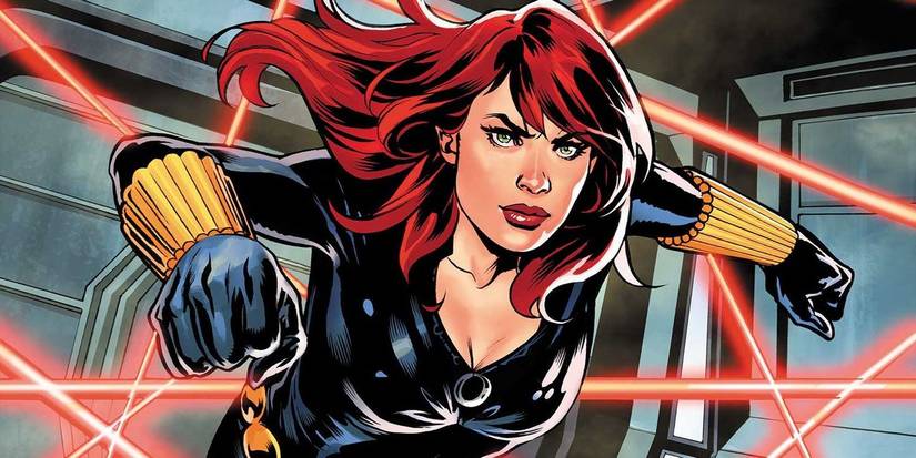 black widow's design in the comics