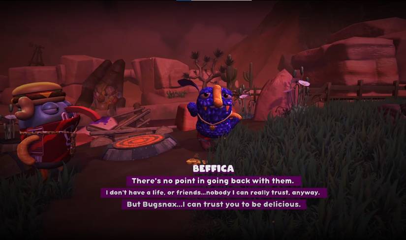 Bugsnax Beffica bad ending
