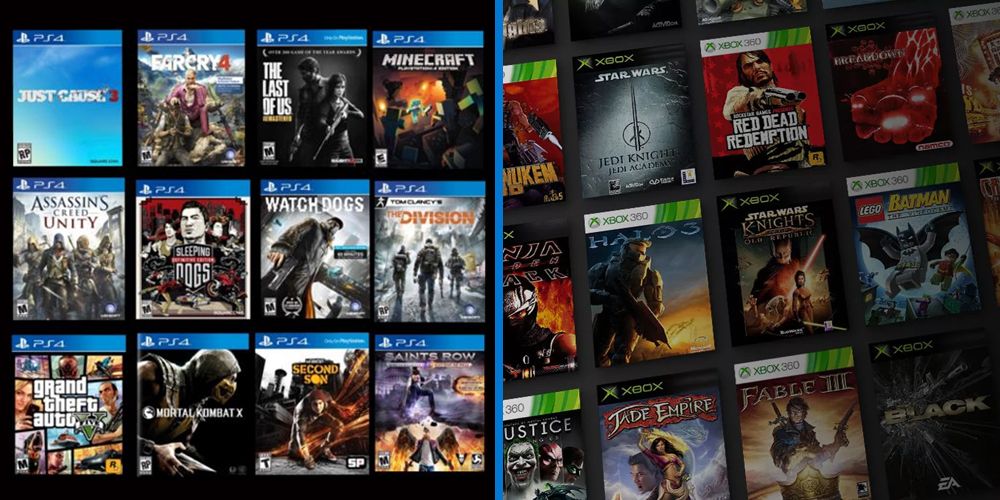 A selection of PS4 and old Xbox games that will run on next-gen consoles