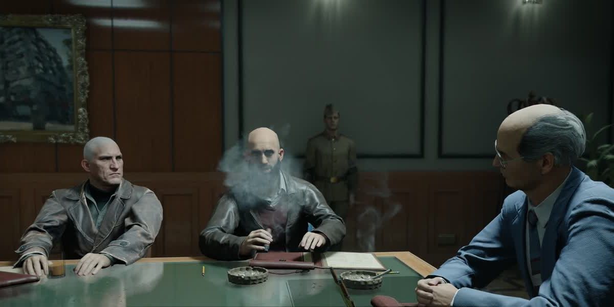 Belikov in Briefing room Black Ops Cold War