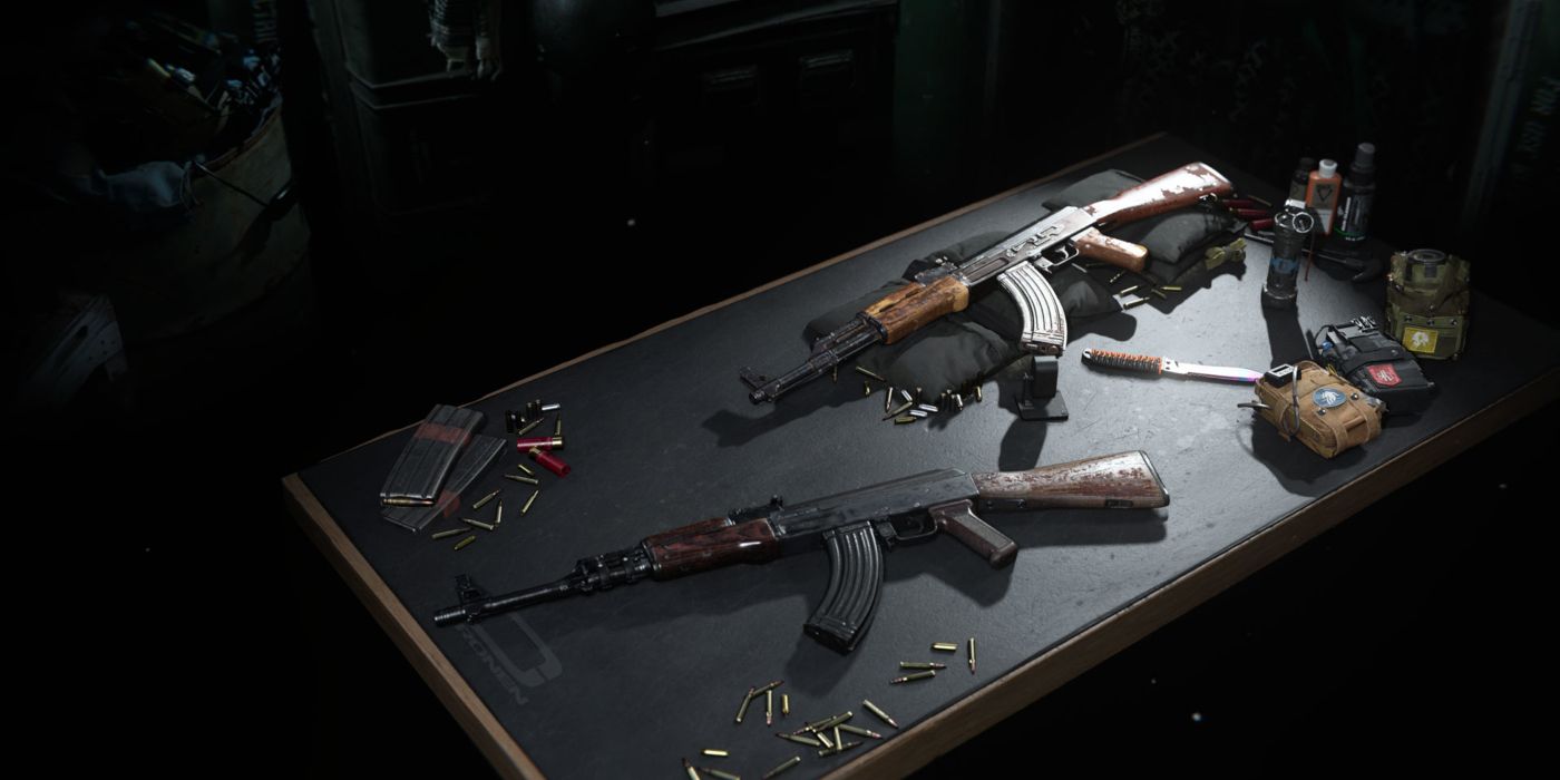 modern warfare weapons table