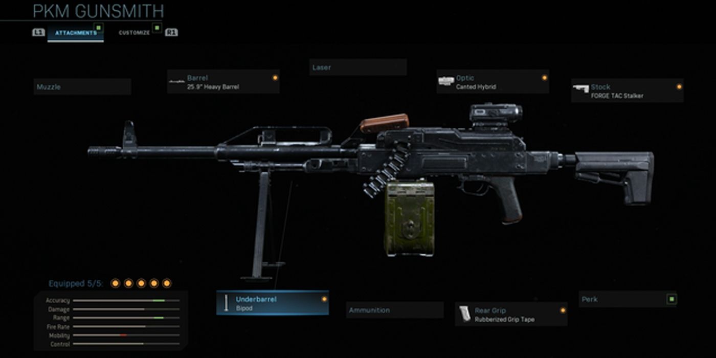 call of duty warzone pkm loadout 2