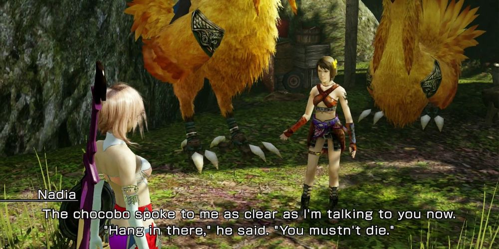 Accounts of Chocobo talking to humans (Final Fantasy XIII)