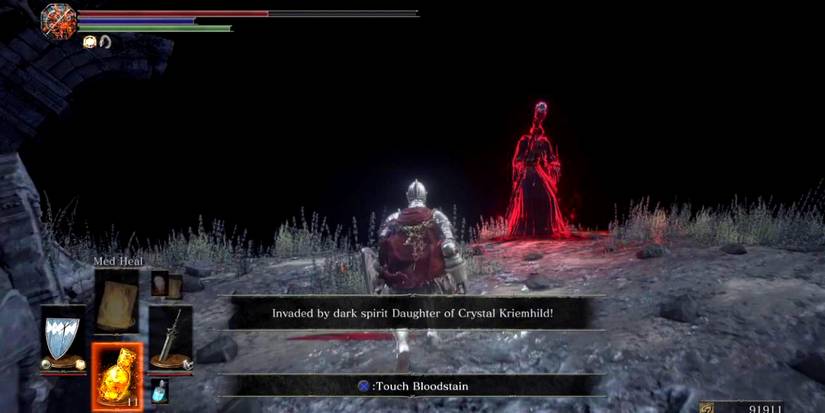 dark invader in the untended graves.