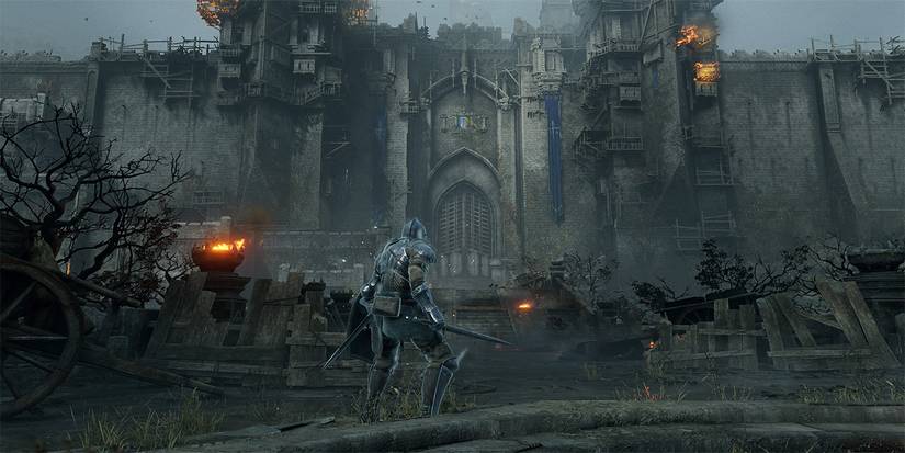 Demon Souls screenshot of castle gates