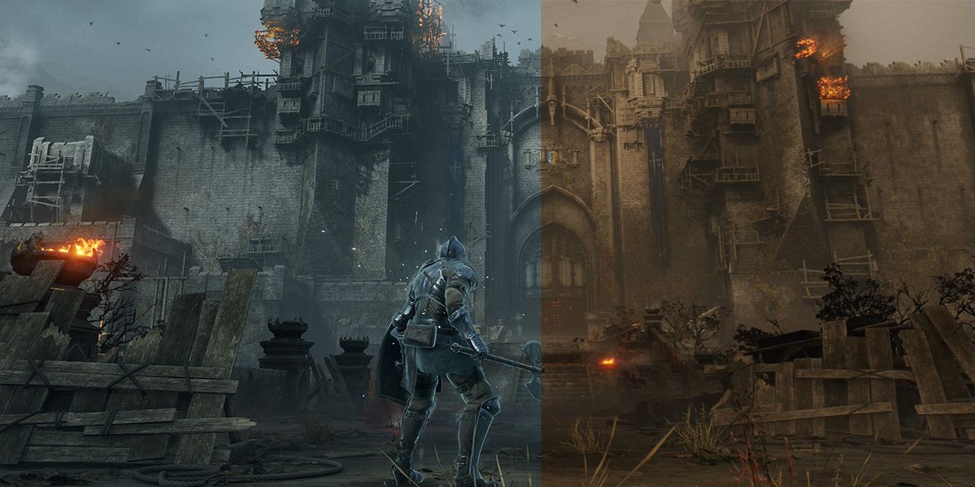 Difference between standard visuals and summer visuals in demons souls