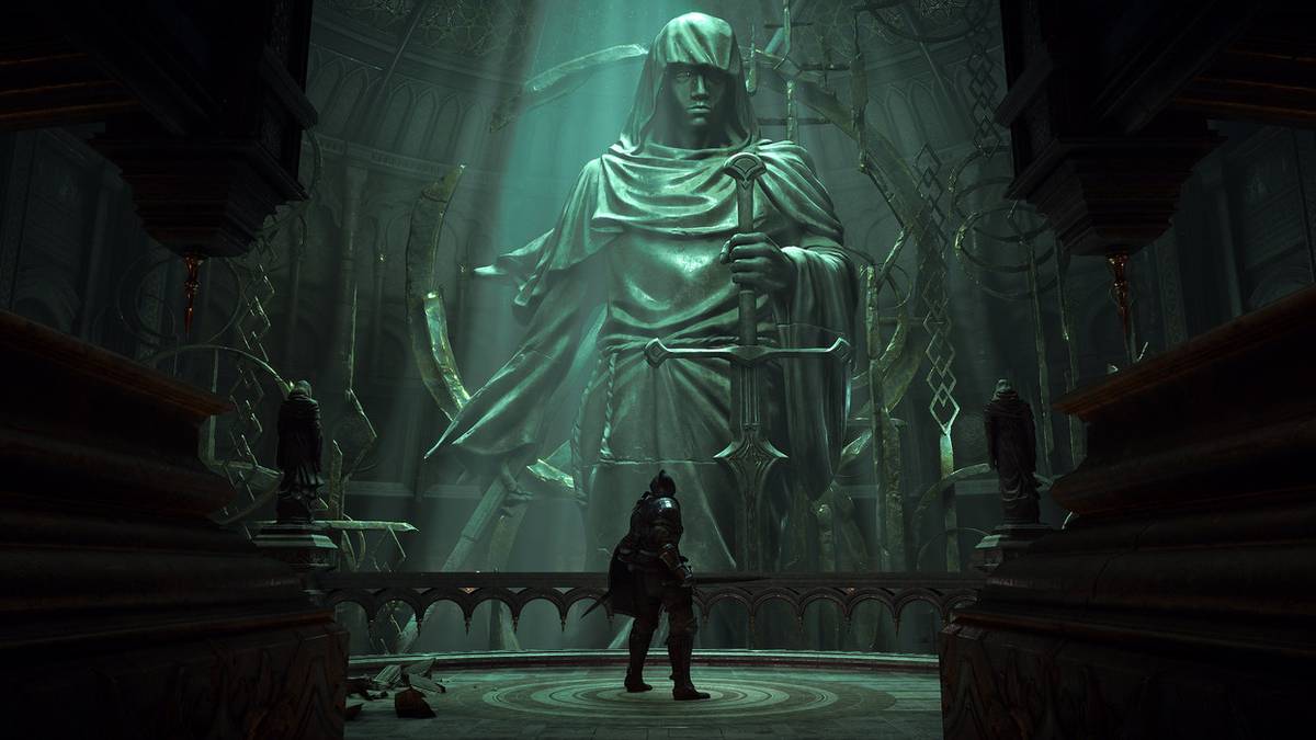 statue screenshot from demon's souls remake