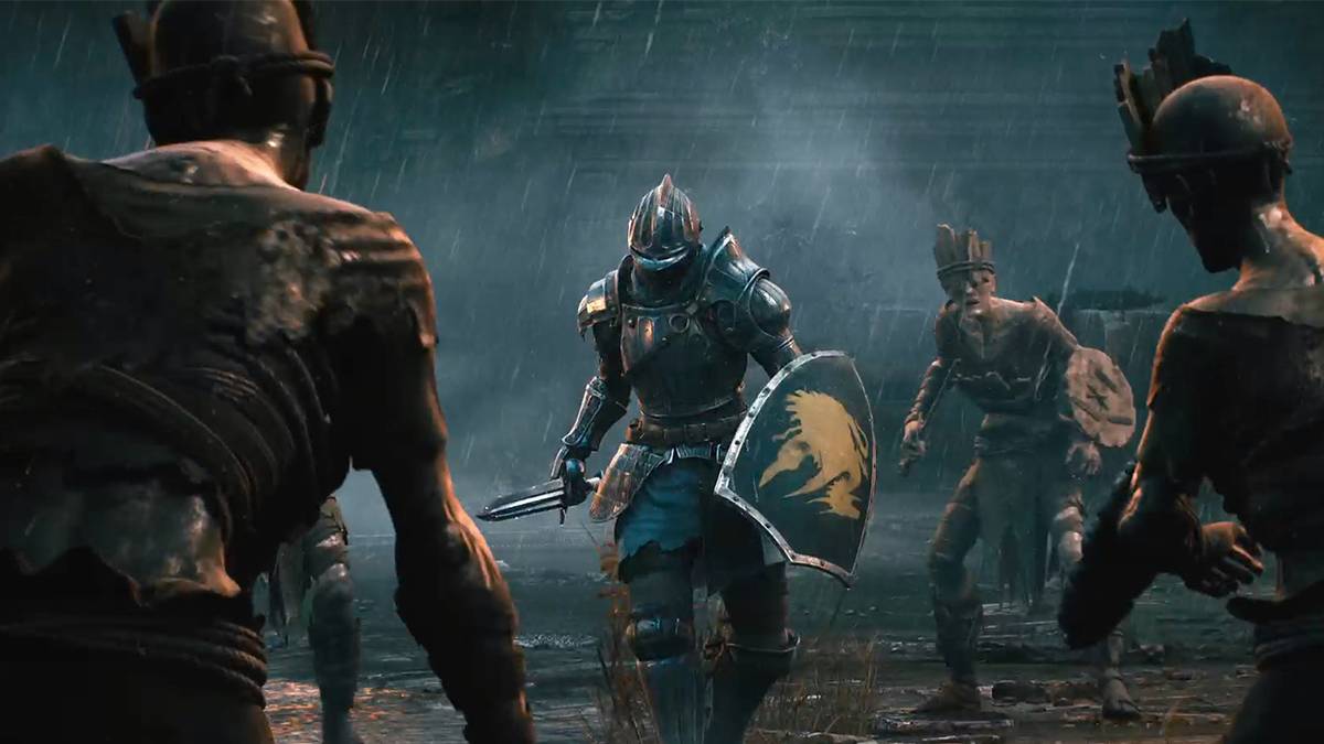 Demon's Souls Knight fighting demons