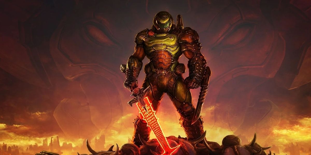 Doom Guy in Doom Eternal