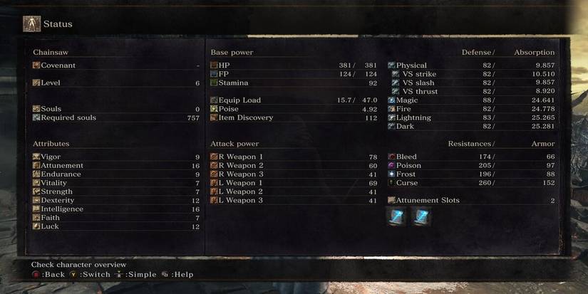 Levelling in Dark Souls 3