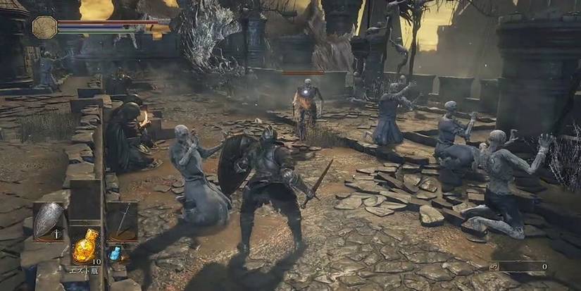 Dark Souls 3 multiple enemies