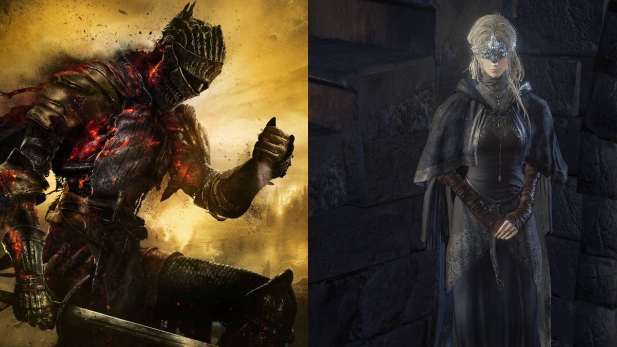 (Left) Dark Souls 3 featured image (Right) Dark Souls 3 Fire Keeper