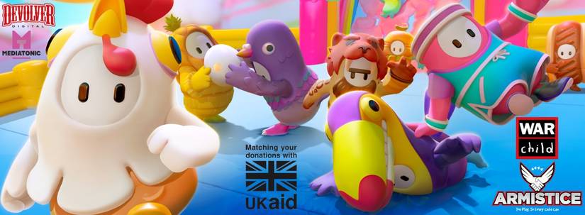 fall guys armistice charity banner