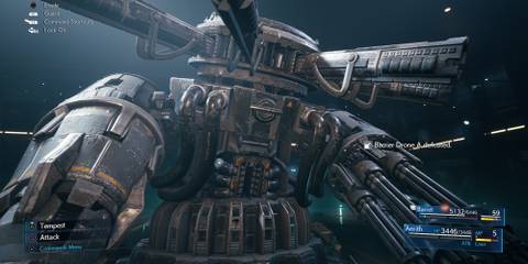 The Arsenal boss battle from Final Fantasy VII Remake