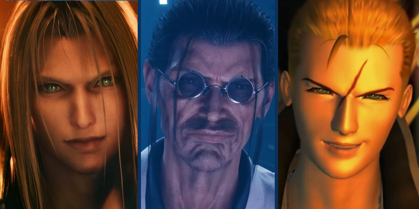 Sephiroth (Final Fantasy VII), Hojo (Final Fantasy VII) and Seifer (Final Fantasy VIII)