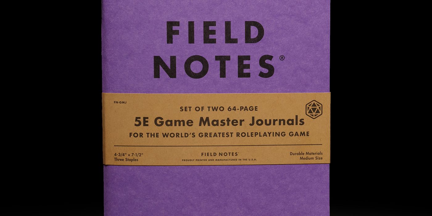 Field Notes 5E Game Master Journal Hands-On Impression