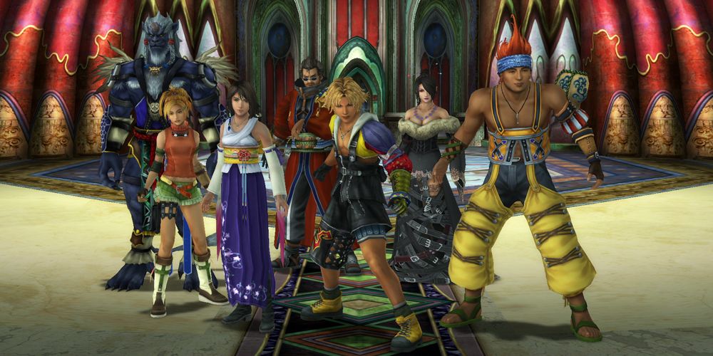Party members from Final Fantasy X