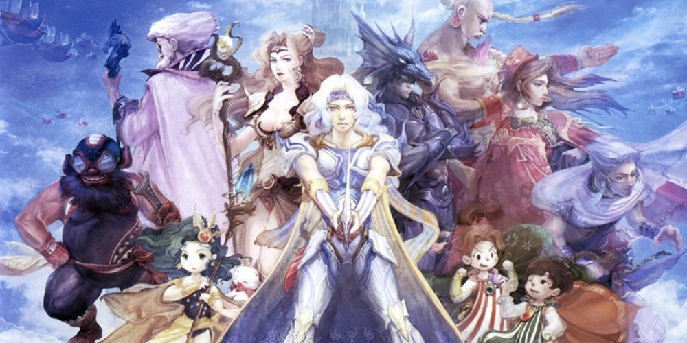 Party members from Final Fantasy IV
