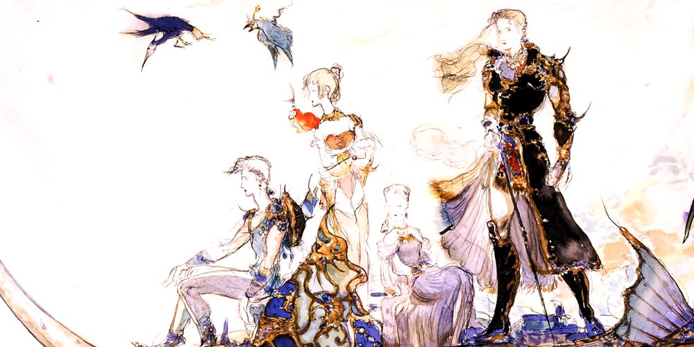 Party members from Final Fantasy V
