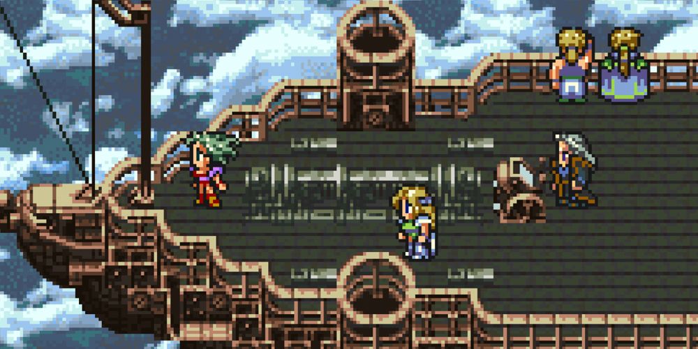 Party members from Final Fantasy VI