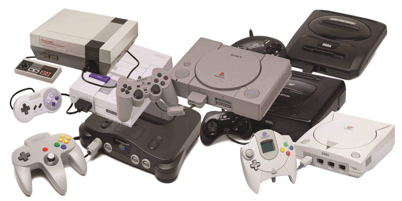 older video games consoles