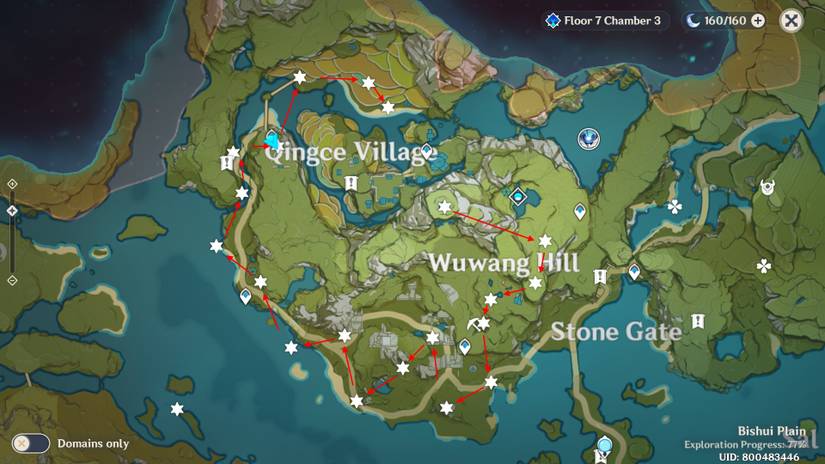 genshin impact meteorite locations