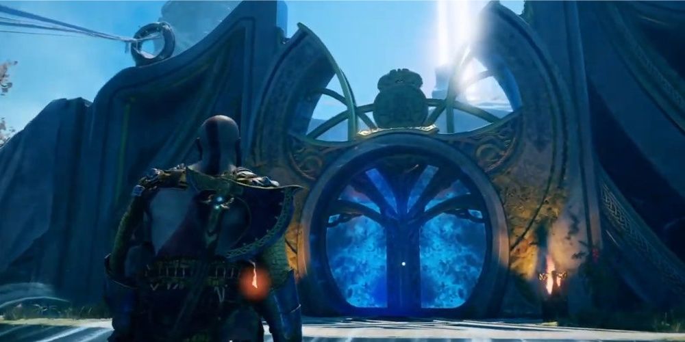 Freyr's temple in God of War