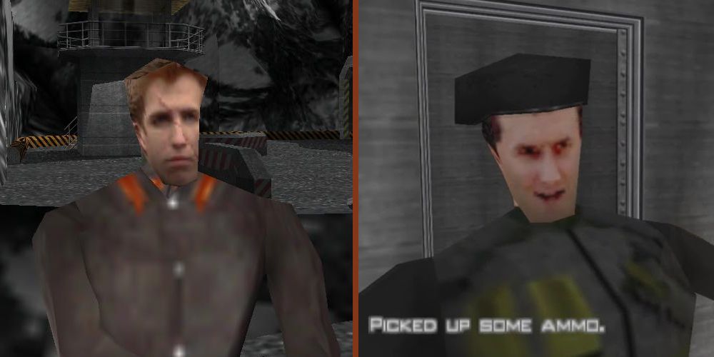 Some of the guards from Goldeneye 64