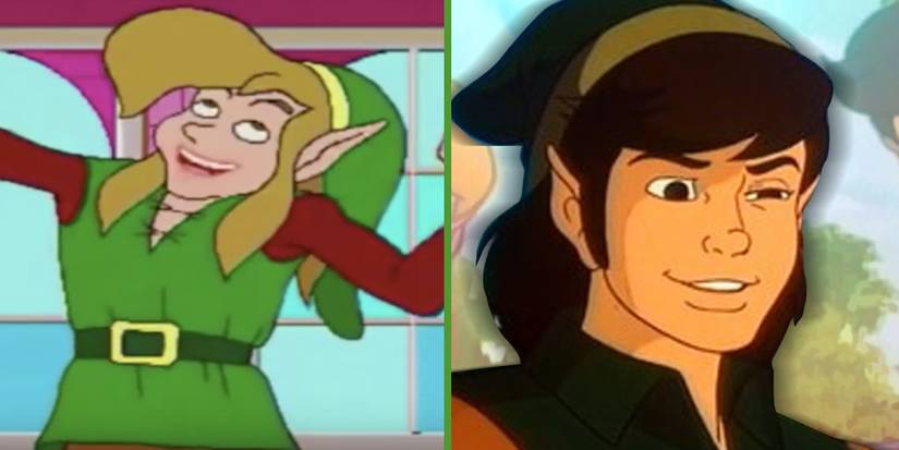 Link from one of the CD-i Zelda games and in the Zelda cartoon