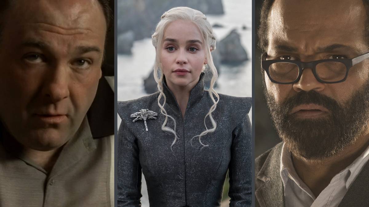 Tony Soprano (The Sopranos), Daenerys Targaryen (Game of Thrones) and Bernard Lowe (Westworld)