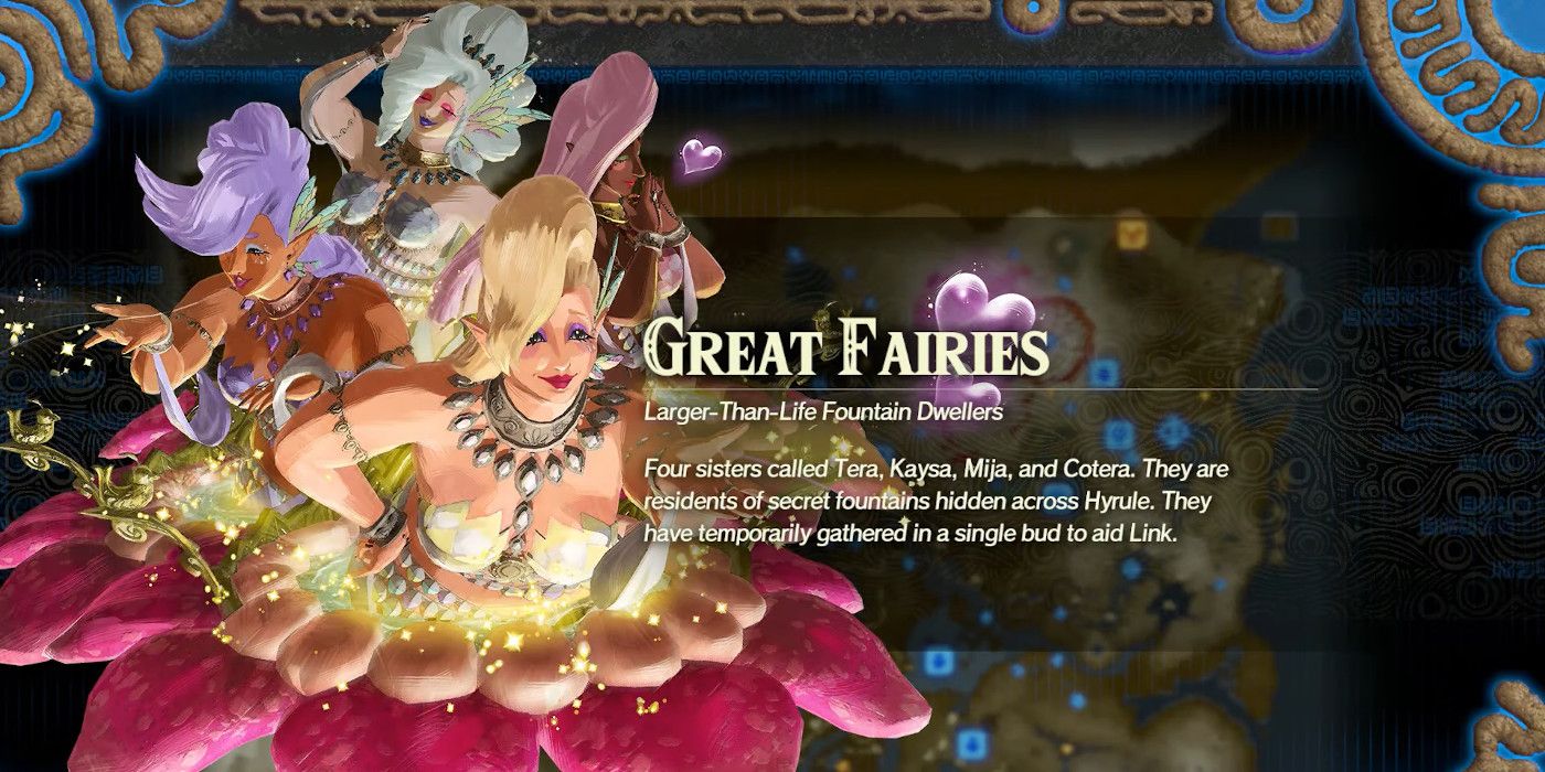 hyrule warriors age of calamity how to unlock great fairies