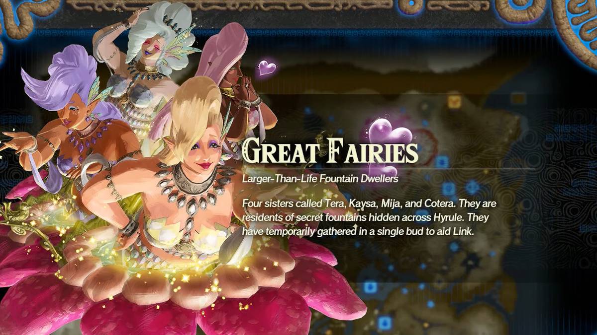 hyrule warriors age of calamity how to unlock great fairies
