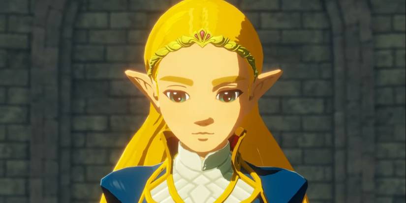 hyrule warriors age of calamity zelda closeup