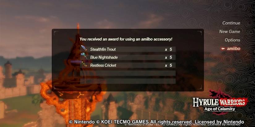 hyrule warriors amiibo age of calamity