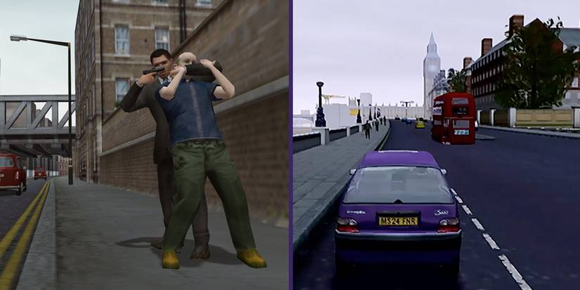 Depictions of London from The Getaway
