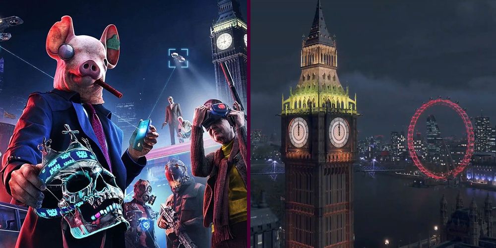 Depictions of London from Watch Dogs: Legion