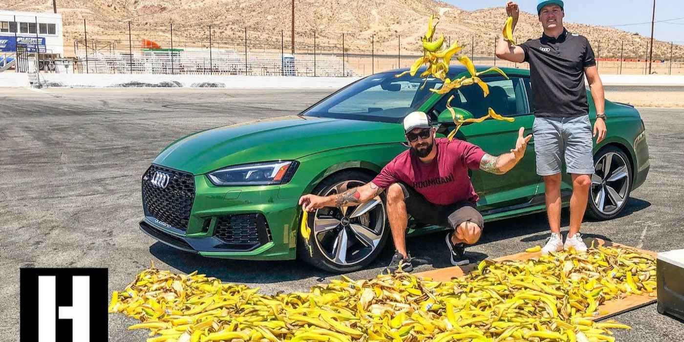 Video Tries to Determine How Many Bananas Are Required to Make a Car Spin  Out Like Mario Kart