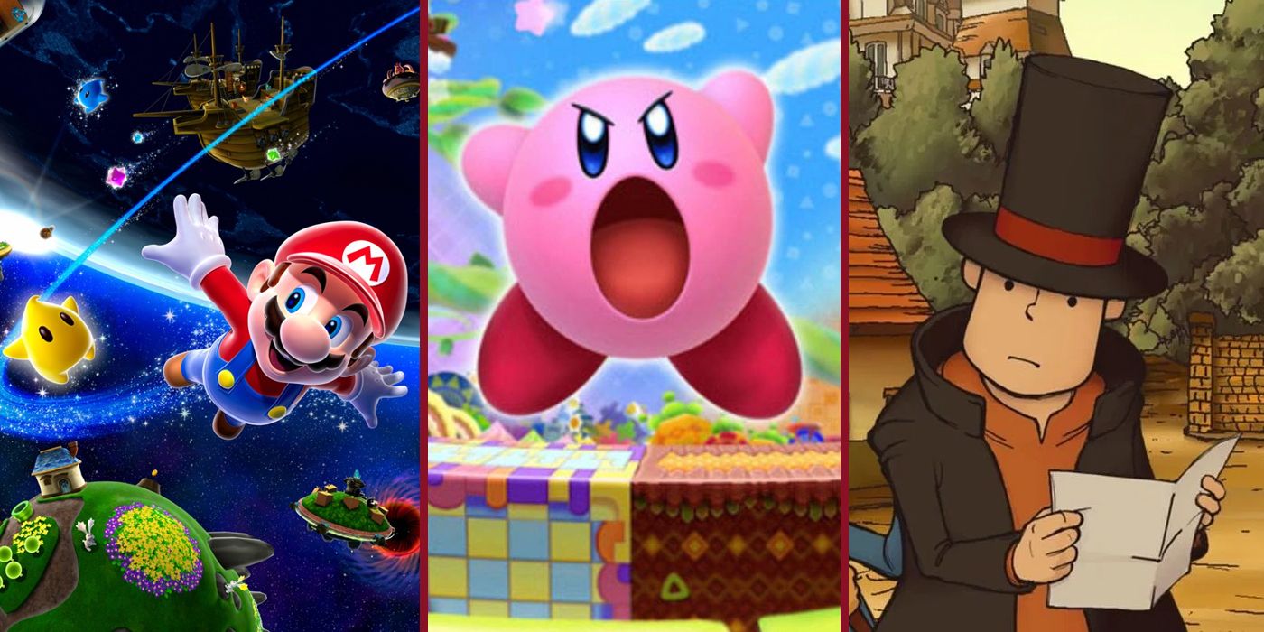 Mario, Kirby and Layton