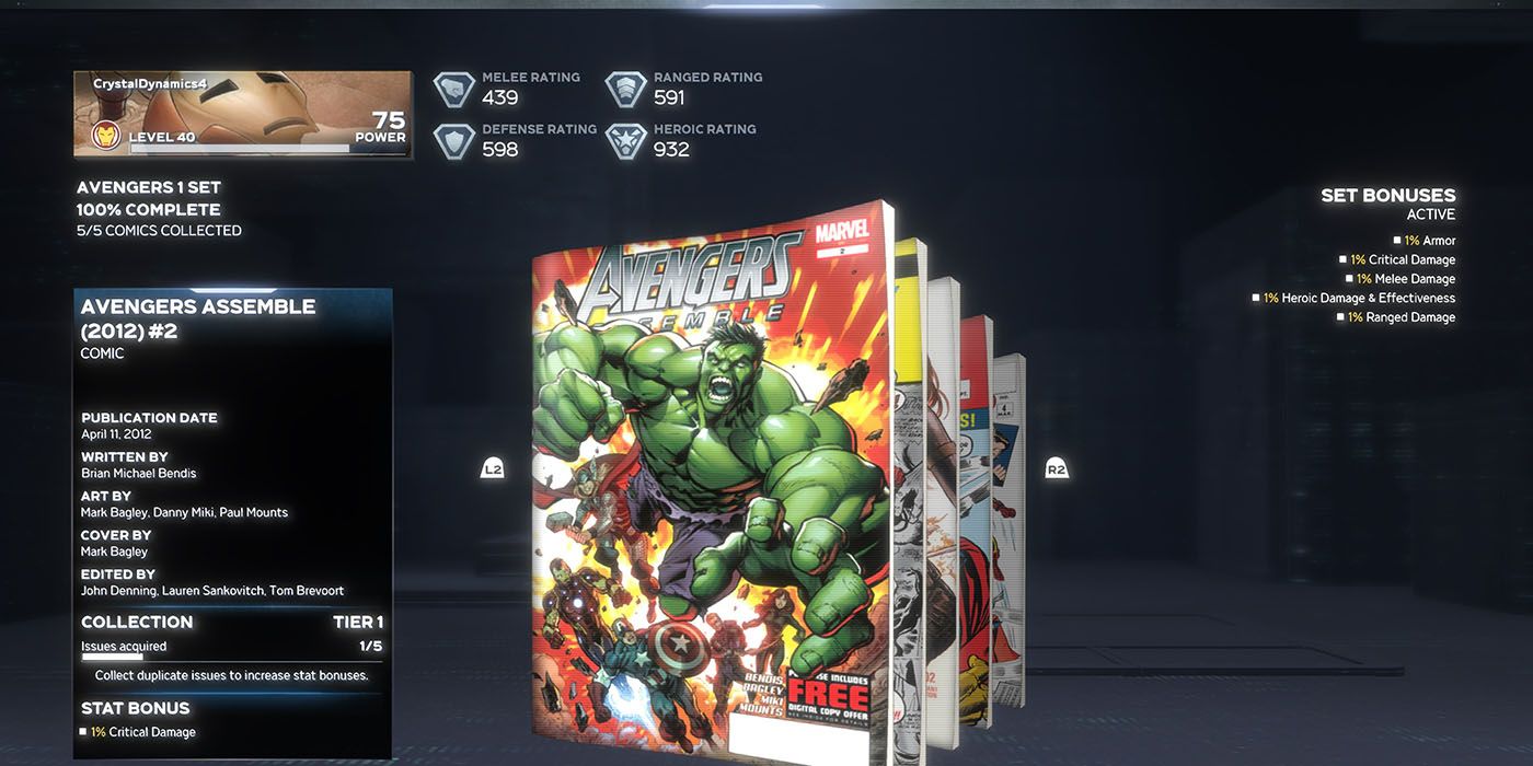 Marvels Avengers Hulk Comic